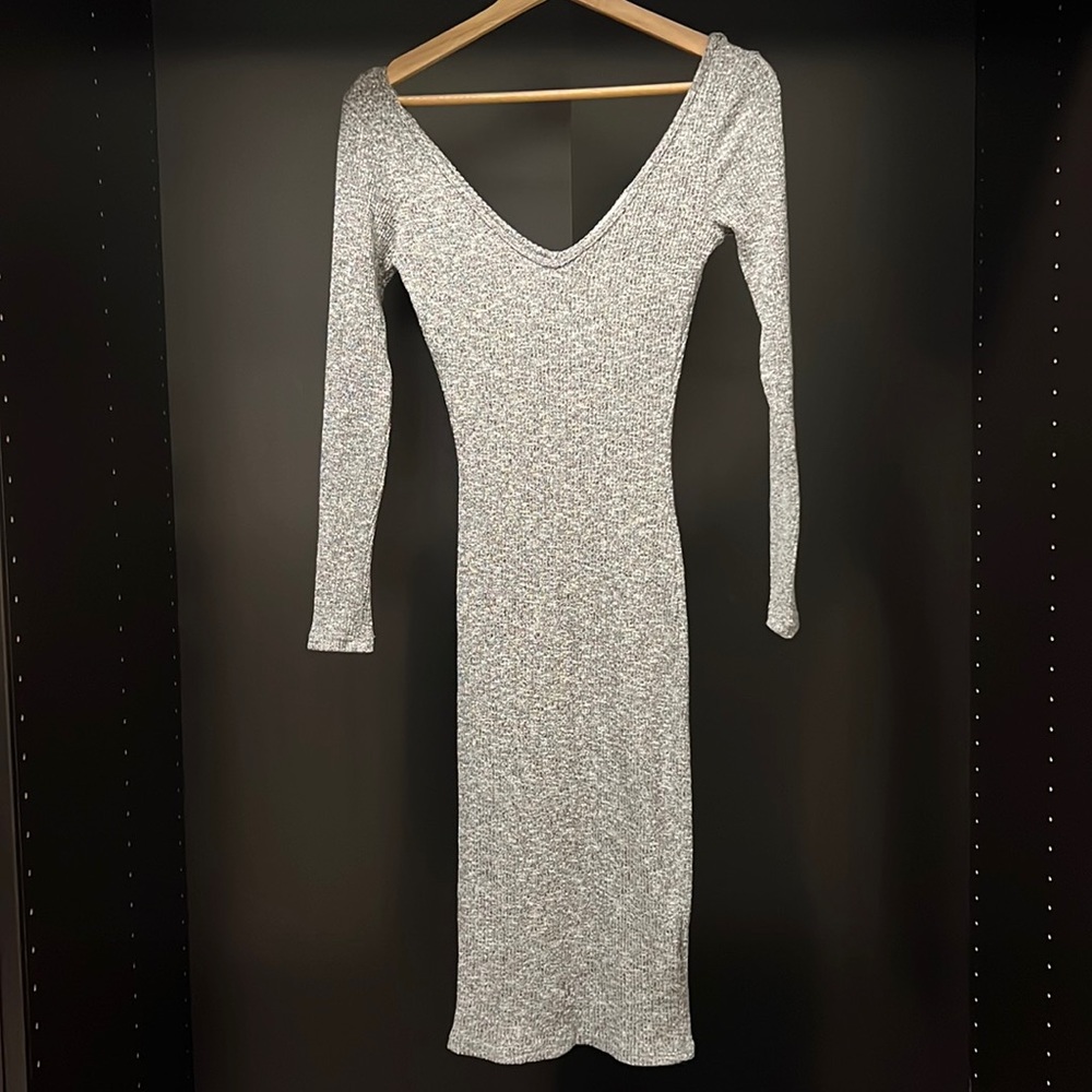 Windsor gray long sleeve dress